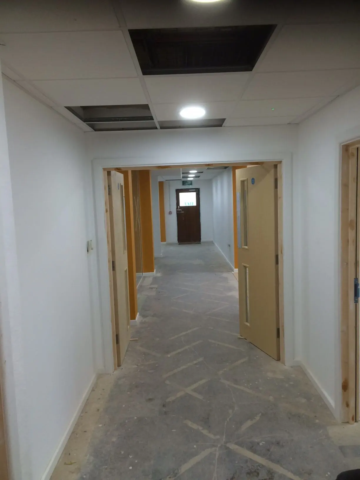 Office refurbishment – new ceilings and lighting