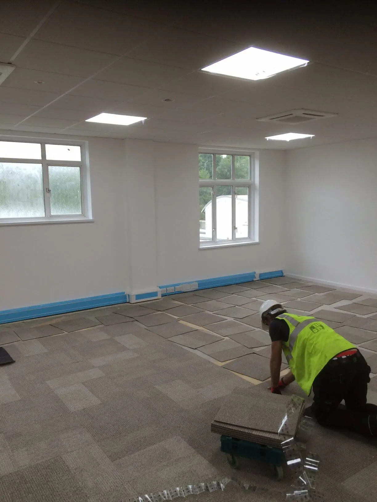 Office refurbishment – refurbished corridor and doors