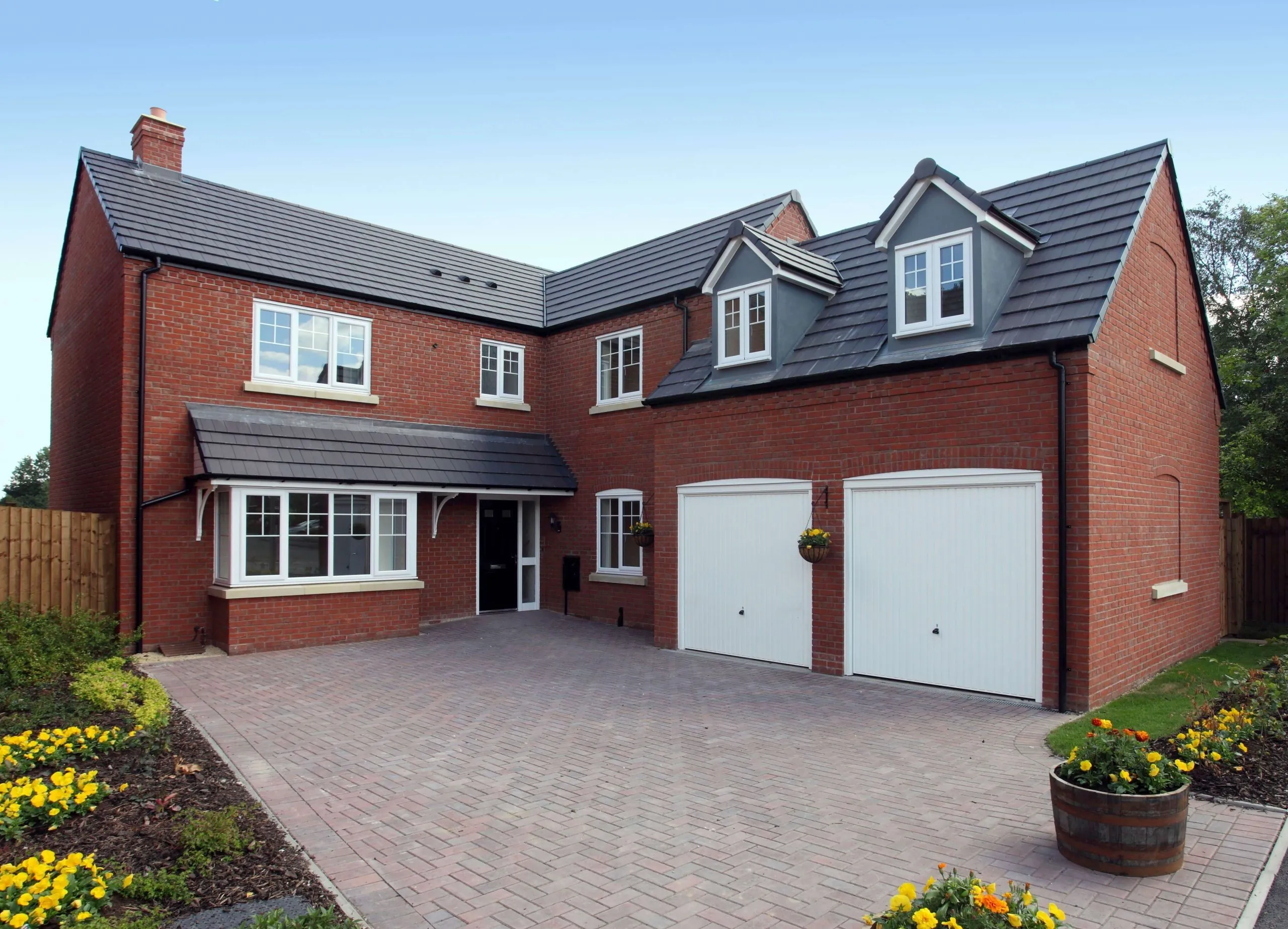 New-build detached family home with double garage