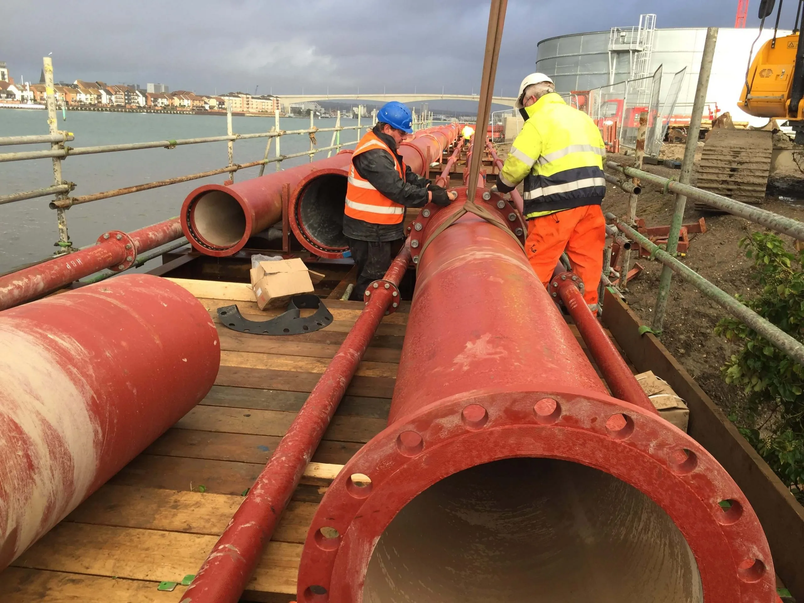 Woolston Sewage Treatment Works, Southampton – mechanical installation by Woodhams