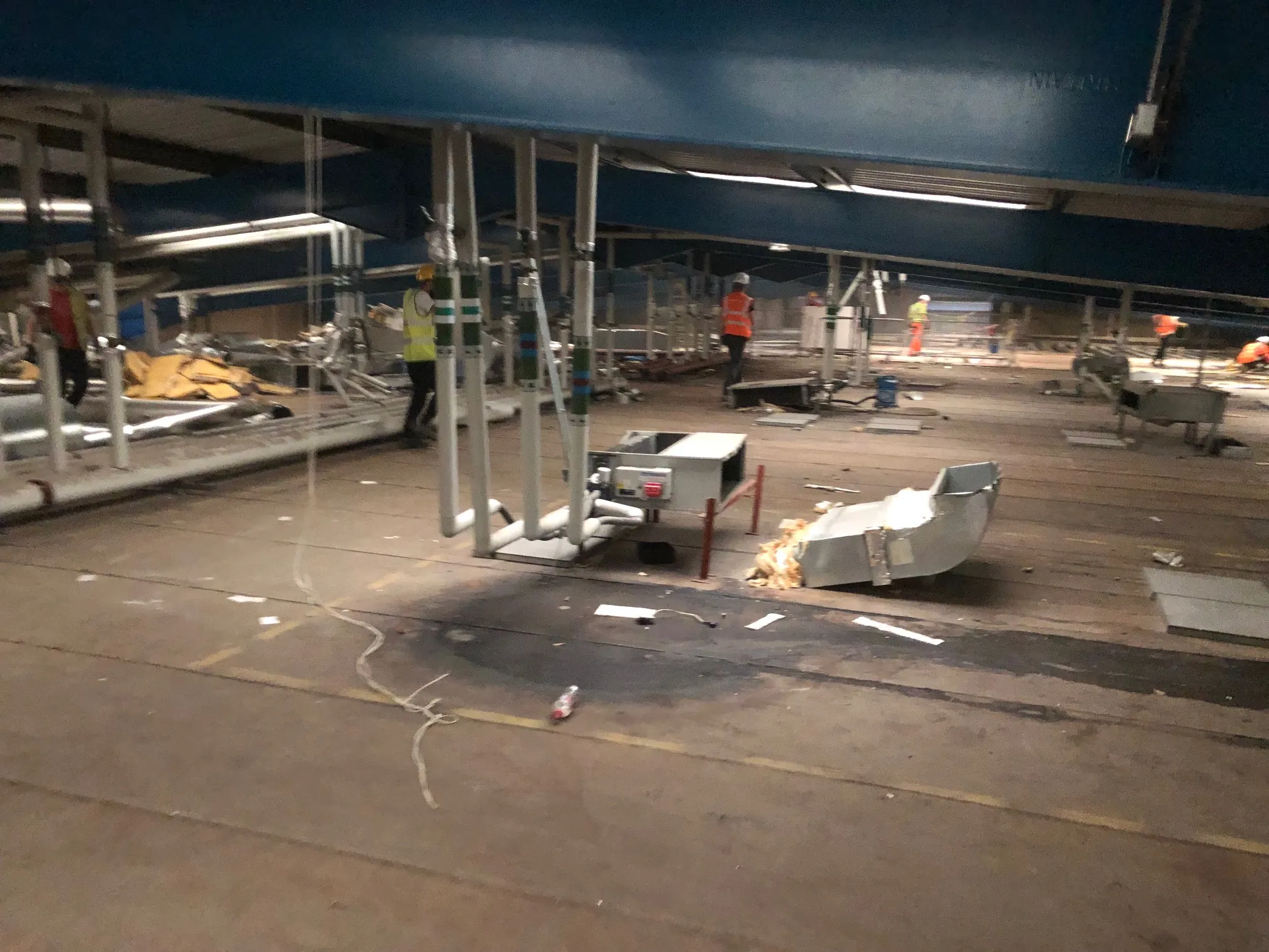 Air conditioning and electrical strip-out works