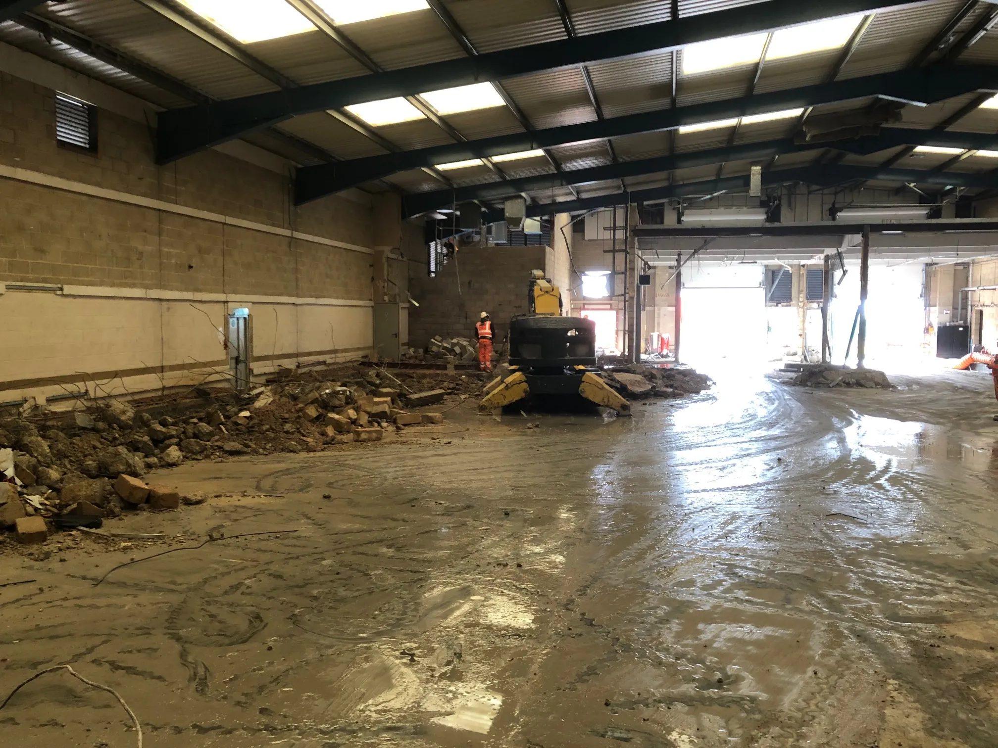 Commercial dilapidations and repair works in progress