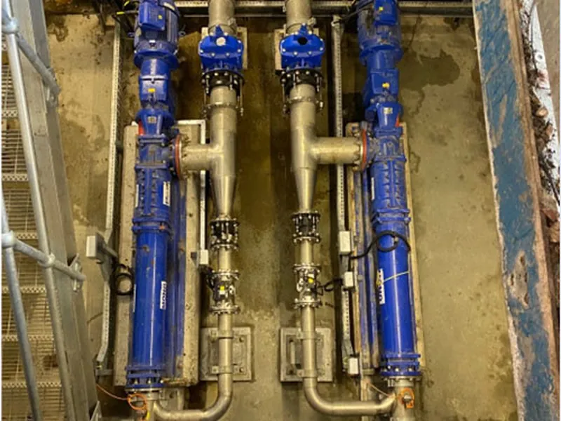 Sludge pumps installed at Millbrook Sludge Treatment Centre