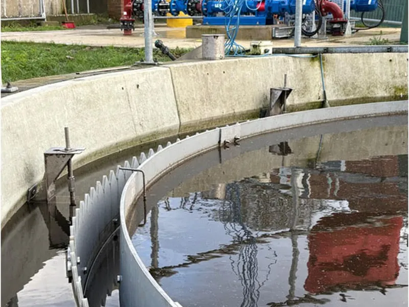 New balancing tank arrangement at Hampstead Norreys STW
