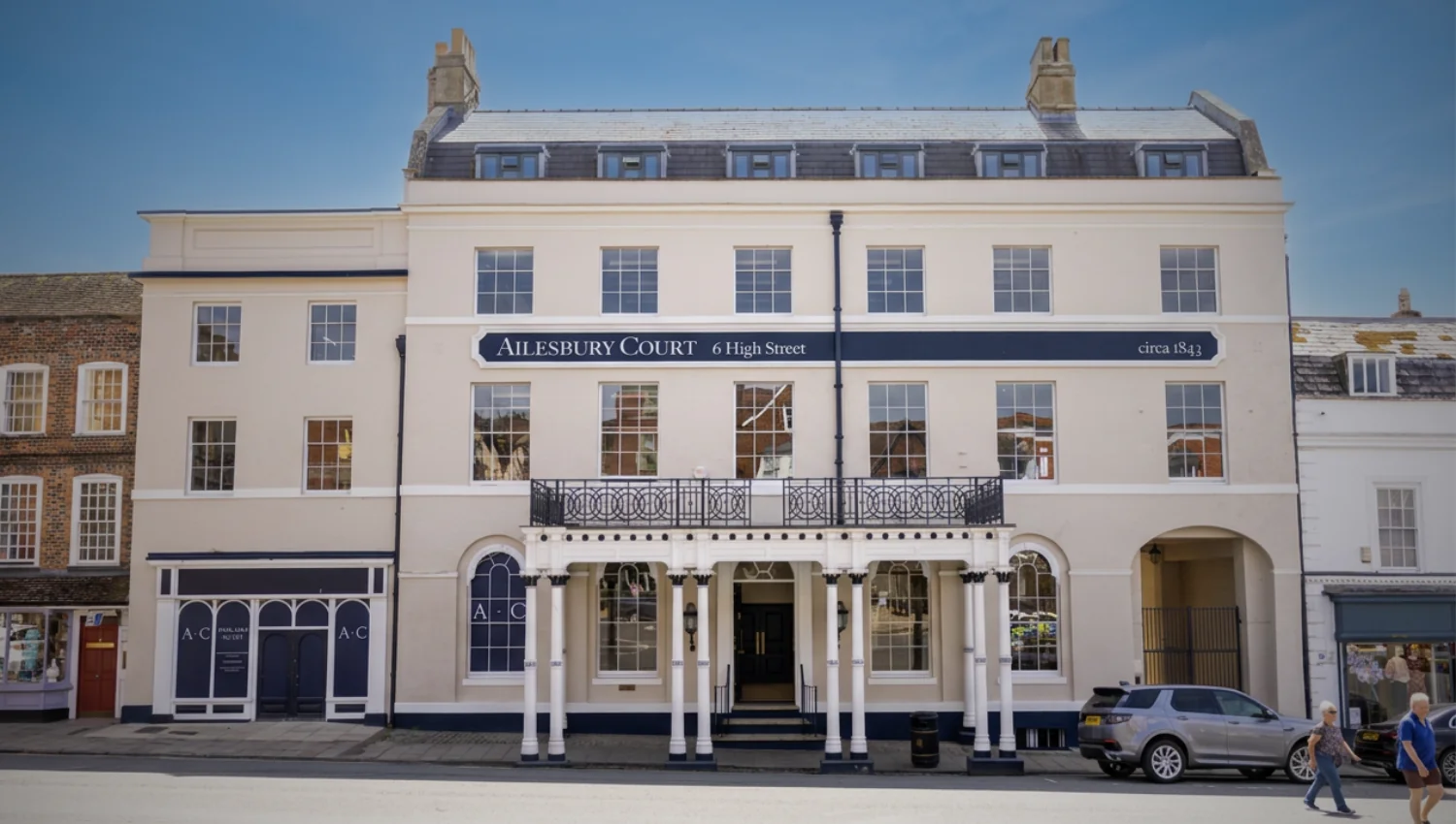 Ailesbury Court, Marlborough – Grade II listed former bank converted to offices